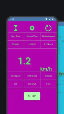 Speedometer android App screenshot 10