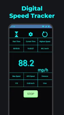 Speedometer android App screenshot 14