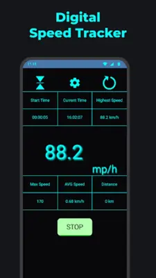 Speedometer android App screenshot 6